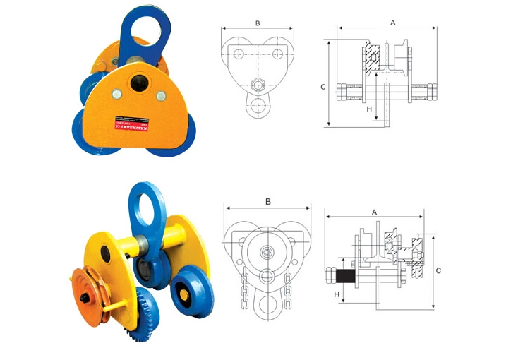 單軌手拉小車設(shè)計圖 單軌手拉小車設(shè)計圖